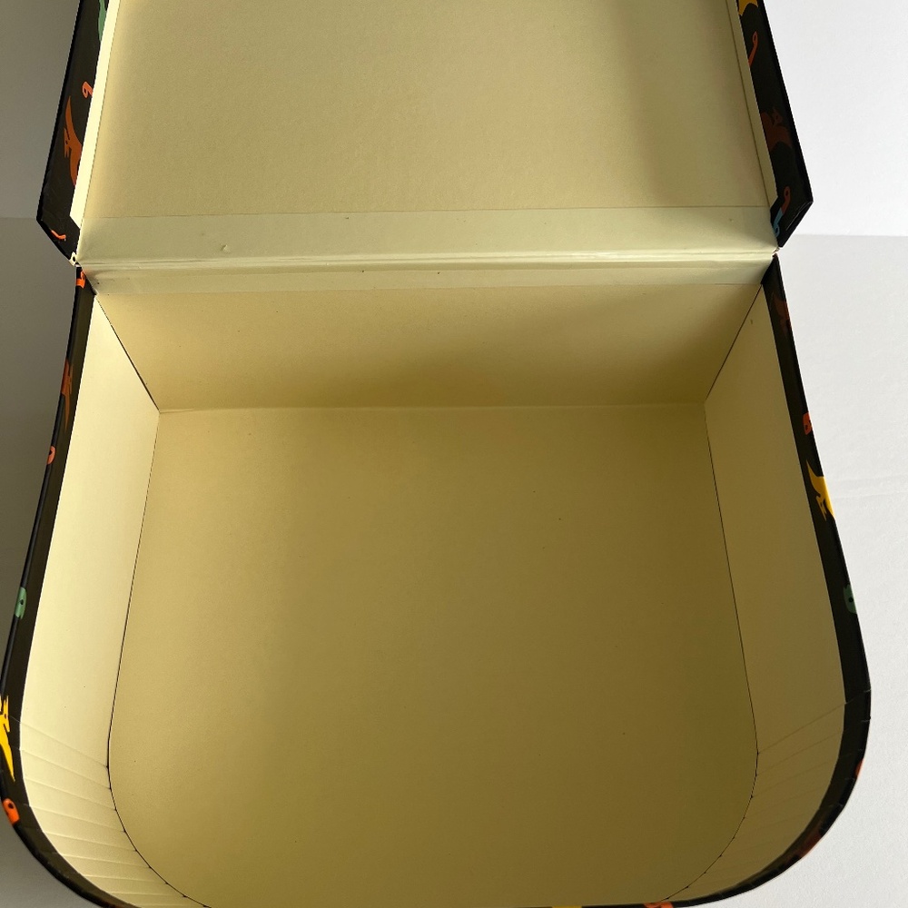 New! Christian Robinson Kids Dinosaur box with handle & latch - Picture 4 of 4